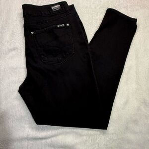 Seven7 Black Skinny Jeans Modern Sleek Fit